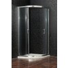 ARTTEC Sprchový kút štvrťkruhový BRILIANT 90 x 90 x 195 cm číre sklo PAN00860