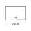 sprchove dvere deco n1fs