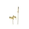 BESCO Nástenná vaňová batéria DECCO zlatá s príslušenstvom BABWDSZL