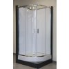Hopa Štvrťkruhový sprchovací kút s vaničkou BILBAO Farba rámu - Chróm/Leštený hliník (ALU), Rozmer A - 90 cm, Rozmer B - 90 cm, Smer zatvárania - Univerzálna Ľavé / Pravé, Výplň - Číre bezpečnostné sklo - 5 mm OLBBIL90CC