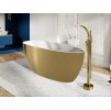BESCO Voľne stojaca vaňa GOYA Glam - zlatá Rozmer vane - 160 × 70 cm VANSAL16GLAM01