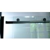 HOPA Sprchové dvere BELVER BLACK Farba rámu - Čierna, Rozmer A - 140 cm, Smer zatvárania - Univerzálna Ľavé / Pravé, Výplň - Číre bezpečnostné sklo - 8 mm BCBELV14BC