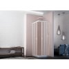 FORTE Sprchovací kút VELA Farba rámu - Biela, Rozmer A - 80 cm, Rozmer B - 80 cm, Rozmer C - 185 cm, Smer zatvárania - Univerzálna Ľavé / Pravé, Výplň - Polystyrol 2,2 mm (acrilico) BSVEL8080P
