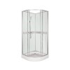 KERRA CLASSIC WHITE sprchový box s batériou, 90x90x209cm
