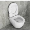 Isvea INFINITY závesná WC misa, Rimless, 36,5x53cm, biela 10NF02004