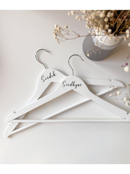 Svatební ramínko pro svědka a svědkyni