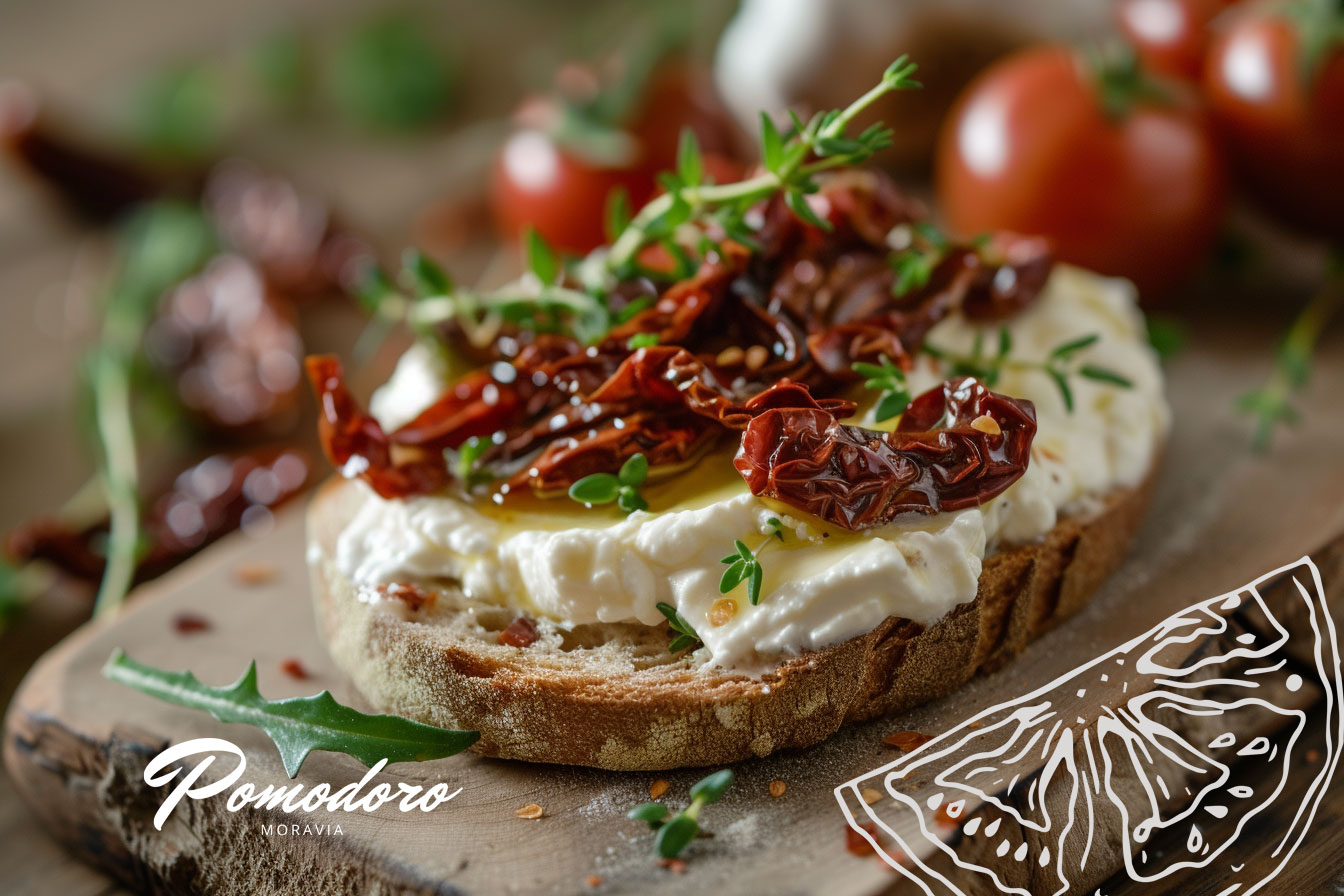 Domácí pomazánka se sušenými rajčaty San Marzano