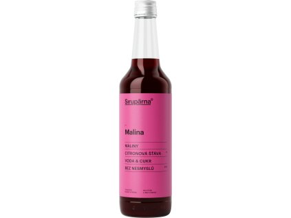 siruparna 500ml malina bez stinu