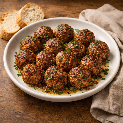 Bolognese fašírky so sušenými paradajkami