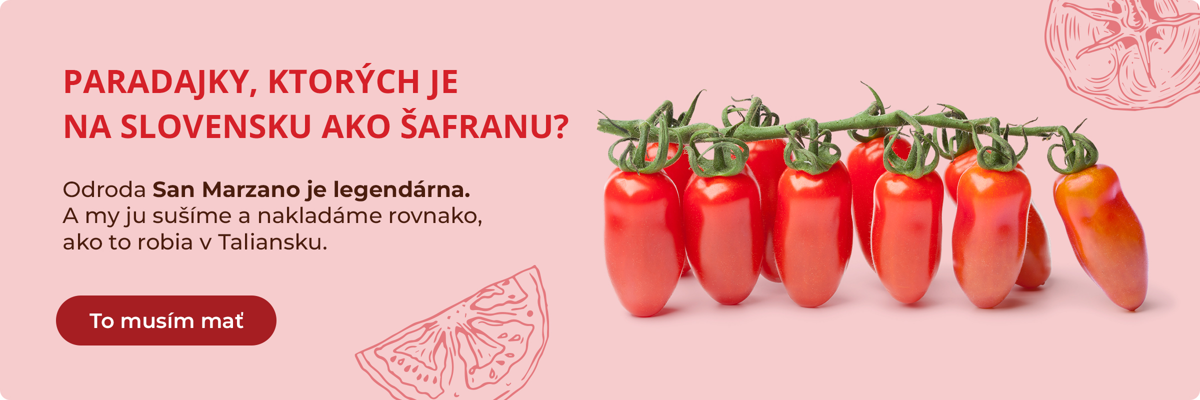 Paradajky San Marzano