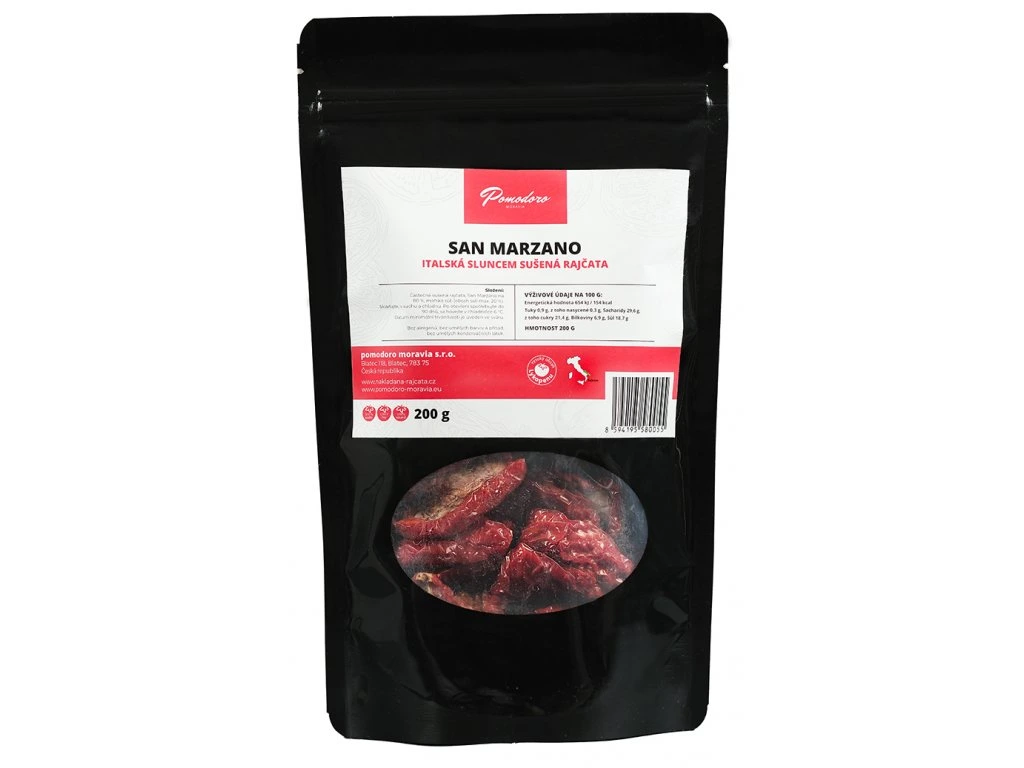 Sušené paradajky vo vrecku