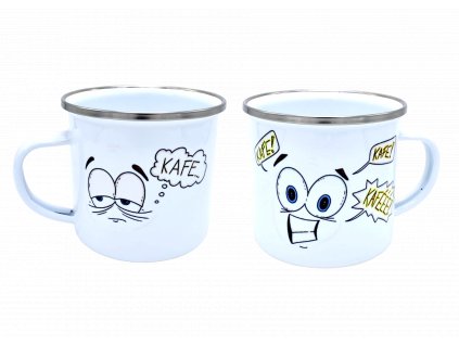 Plecháček - 360 ml - Kafe - oči