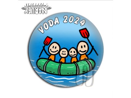 Prezentace placek vodácké rodina raft