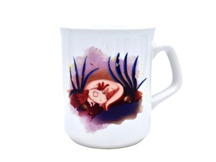 Hrnek s hranatým uchem - 250 ml - Axolotl