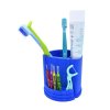 stojánek na zubní a mezizubní kartáčky modrý 5