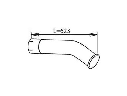 Trubka výfuku Iveco TurboStar