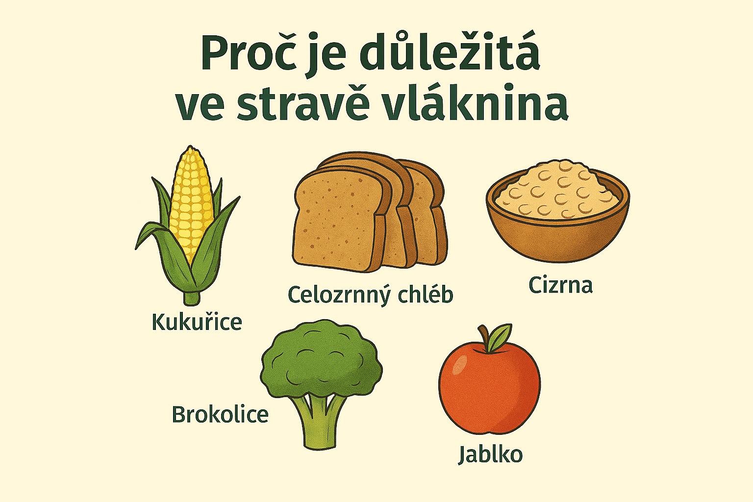 Proč je důležitá ve stravě vláknina
