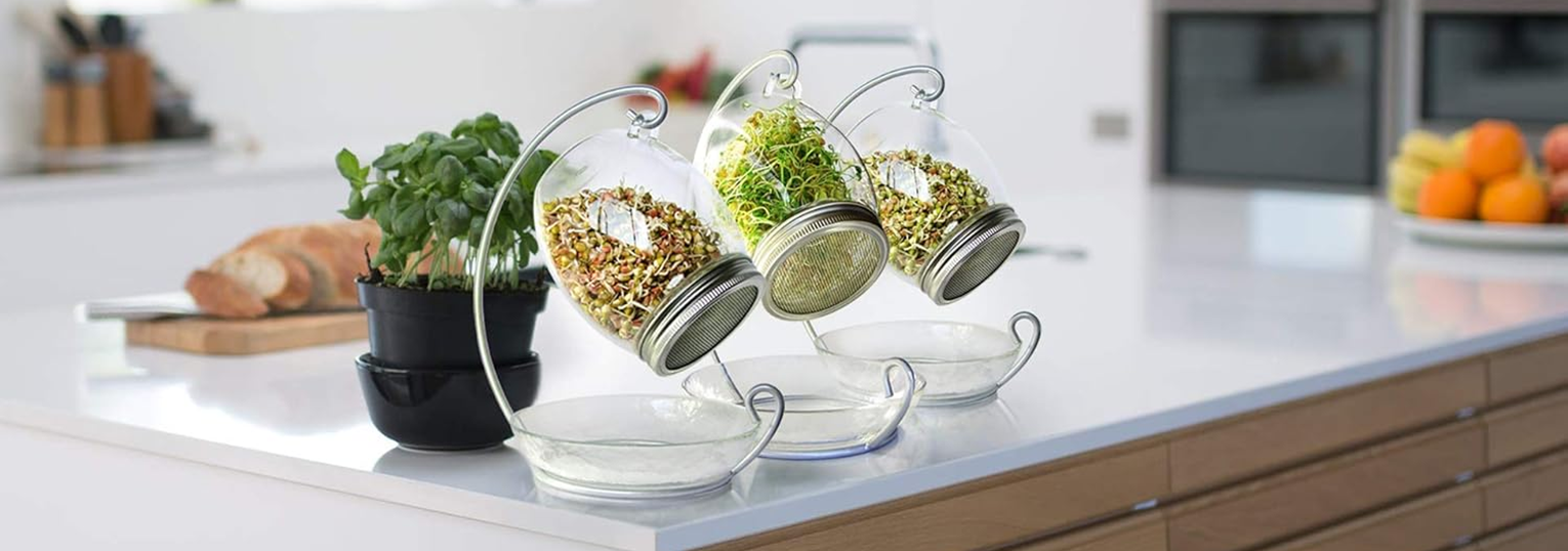 Dizajnová nádoba na klíčenie