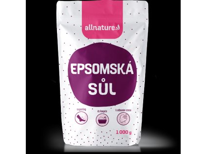 Allnature Epsomská soľ 1000 g