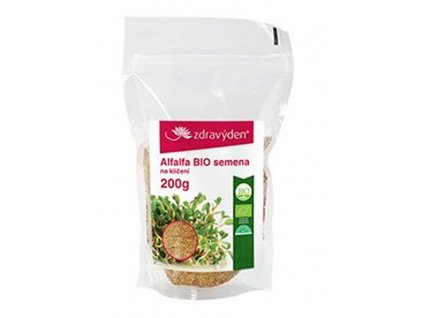 Alfalfa BIO - semená na klíčenie 200g