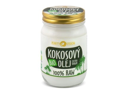 PURITY VISION Raw Bio Kokosový olej 370 ml