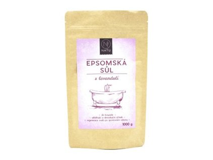 Epsomská sůl s levandulí 1000g - min. trvanlivost do 05/2025