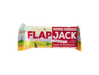 632048 Flapjack ovesny malina jablecna stava bezlepkovy 80 g BRYNMOR 1