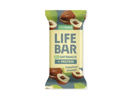 630302 Tycinka Lifebar Oat snack proteinova s liskovymi orisky 40 g BIO LIFEFOOD 1