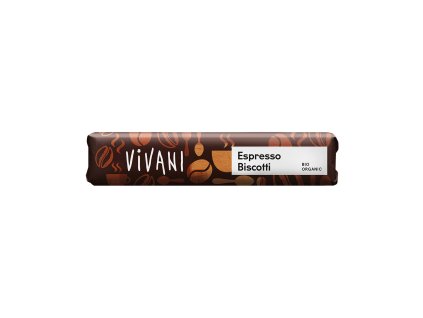 665176 Tycinka cokoladova mlecna espresso 40 g BIO VIVANI 1