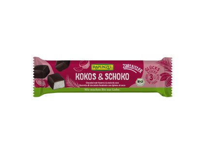 665184 Kokos v horke cokolade 50 g BIO RAPUNZEL 1