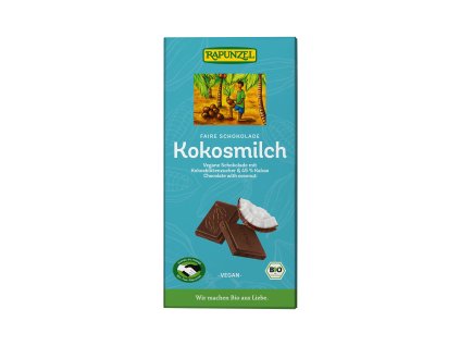 665189 Cokolada kokosove mleko vegan 80 g BIO RAPUNZEL 1