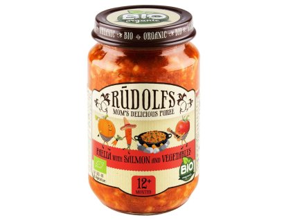 rudolfs bio paella s lososem a zeleninou 190 g