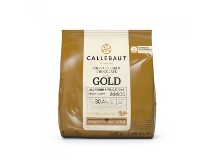 cokolada callebaut zlata gold 400 g