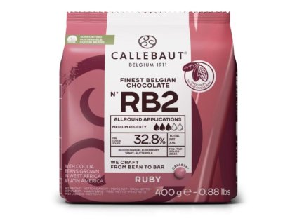 cokolada callebaut cervena ruby rb2 400 g