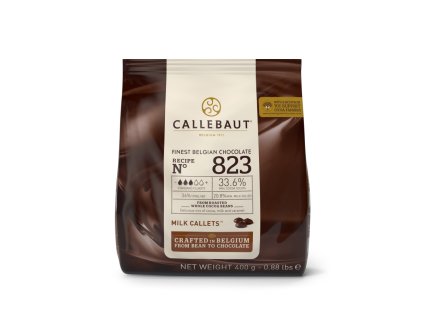 Callebaut 823 mliečna čokoláda 33,6% 400 g