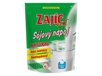 Sójový nápoj Zajíc Natural vrecko 400g DOYPACK