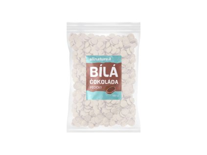 allnature bila cokolada pecicky 500 g