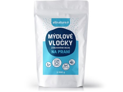 allnature mydlove vlocky z olivoveho oleje 1000 g