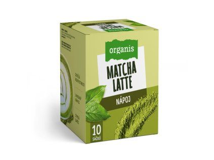 organis matcha latte 10 x 17 g