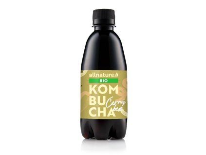 allnature kombucha cerny bez bio 330 ml