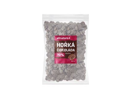 allnature horka cokolada 70 pecicky 500 g