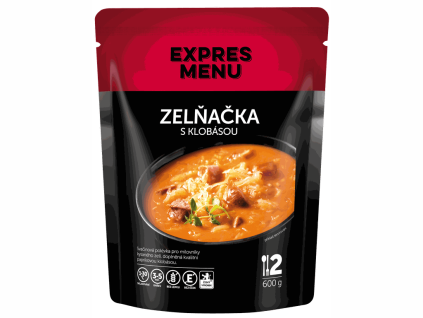 EXPRES MENU Zelná polévka s klobásou 600g
