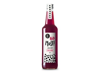 Jablečný mošt s malinou bio 0,5l