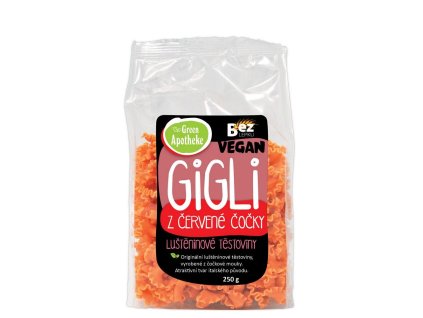 Green Apotheke Gigli z červenej šošovky 250 g
