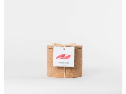 Chilli papričky - korkový květináč