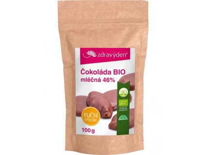 Čokoláda mléčná BIO 46% 100g