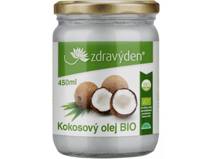Kokosový olej BIO 450ml - min. trvanlivosť do 09/23