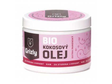 GRIZLY Kokosový olej panenský BIO 500 ml