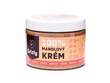 GRIZLY Mandlový krém jemný 100 % 500 g