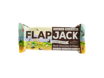632052 Flapjack ovesny cokolada se zazvorem bezlepkovy 80 g BRYNMOR 1